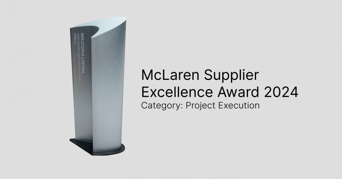 TTTech Auto Receives McLaren Supplier Excellence Award 2024 for Project ...